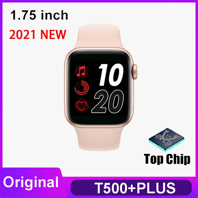 

2021 Original Iwo13 Pro T500 + PLUS 1.75 inch full touch screen smart watch For Android IOS PK series 6 T800 T900 X6 X7 W26 W46