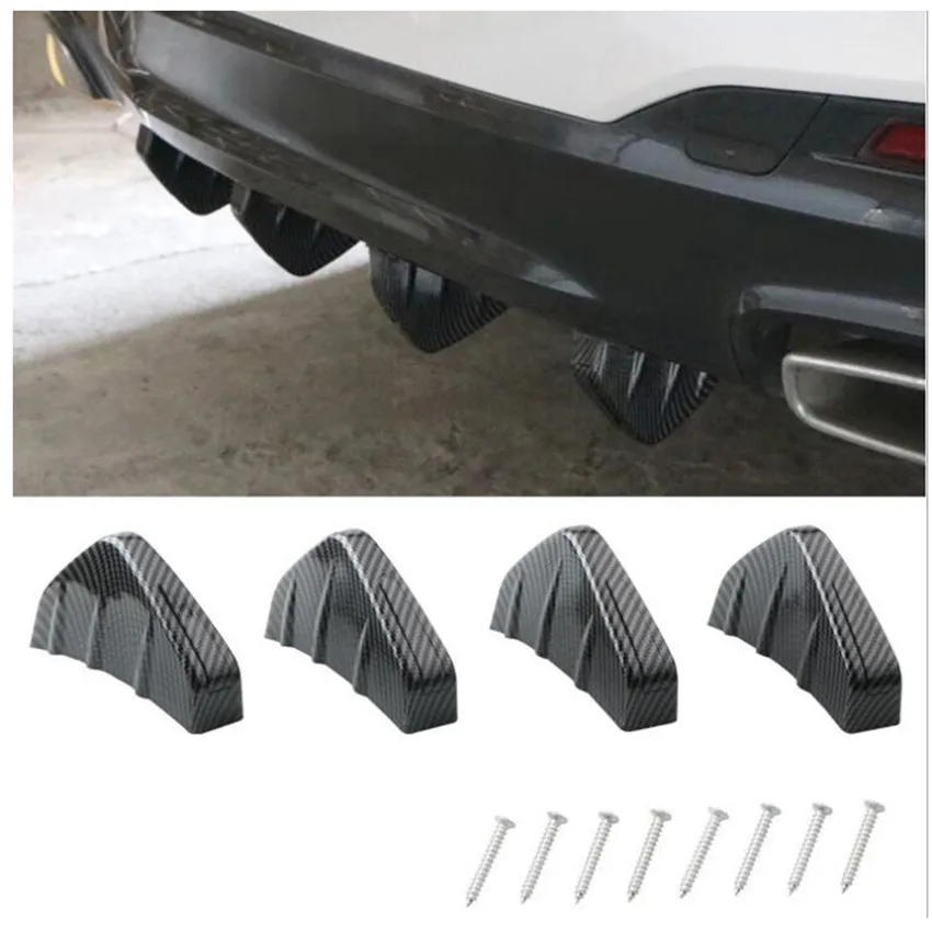 Universal Car Rear Bumper Lip Diffuser Spoiler For seat leon ibiza FOR alfa romeo/Volkswagen/AUDI A4 A3 A6//LADA/Opel astra h/Re |