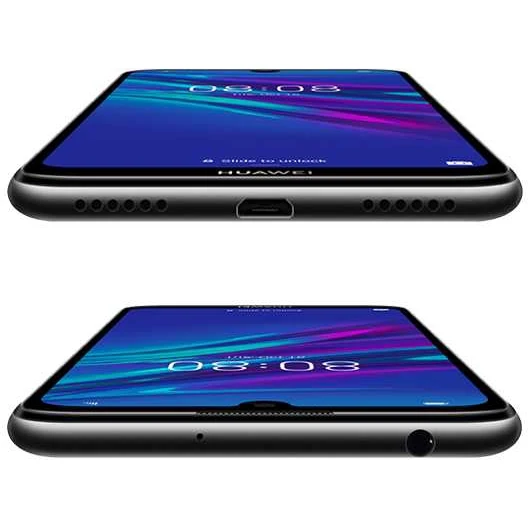 Смартфон Huawei Y6 (2019) 32Gb 2Gb черный модерн 3G 4G 2Sim 6.09" IPS 720x1560 And9.0 13Mpix 802.11 | Мобильные