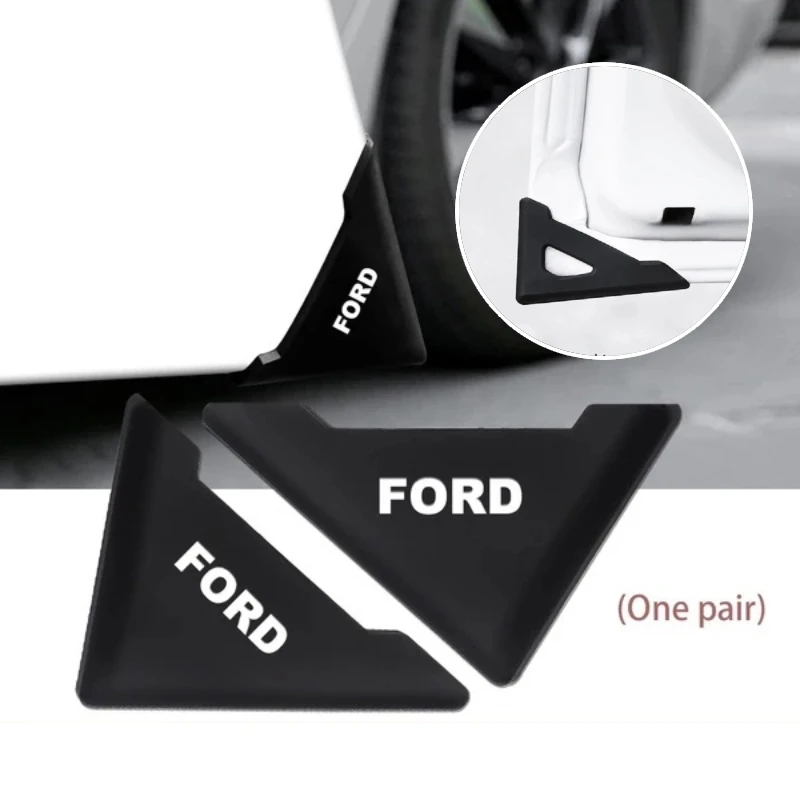

Car Styling Door Corner Stickers Silicone Anti-Scratch Strip Door Foot Protective Cover For Universal Car Ford Fiesta Focus Etc
