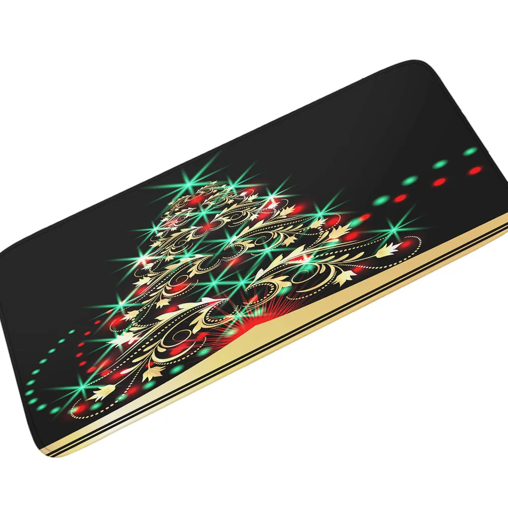 Рождественский длинный кухонный ковер Zeegle новогодний для украшения комнаты