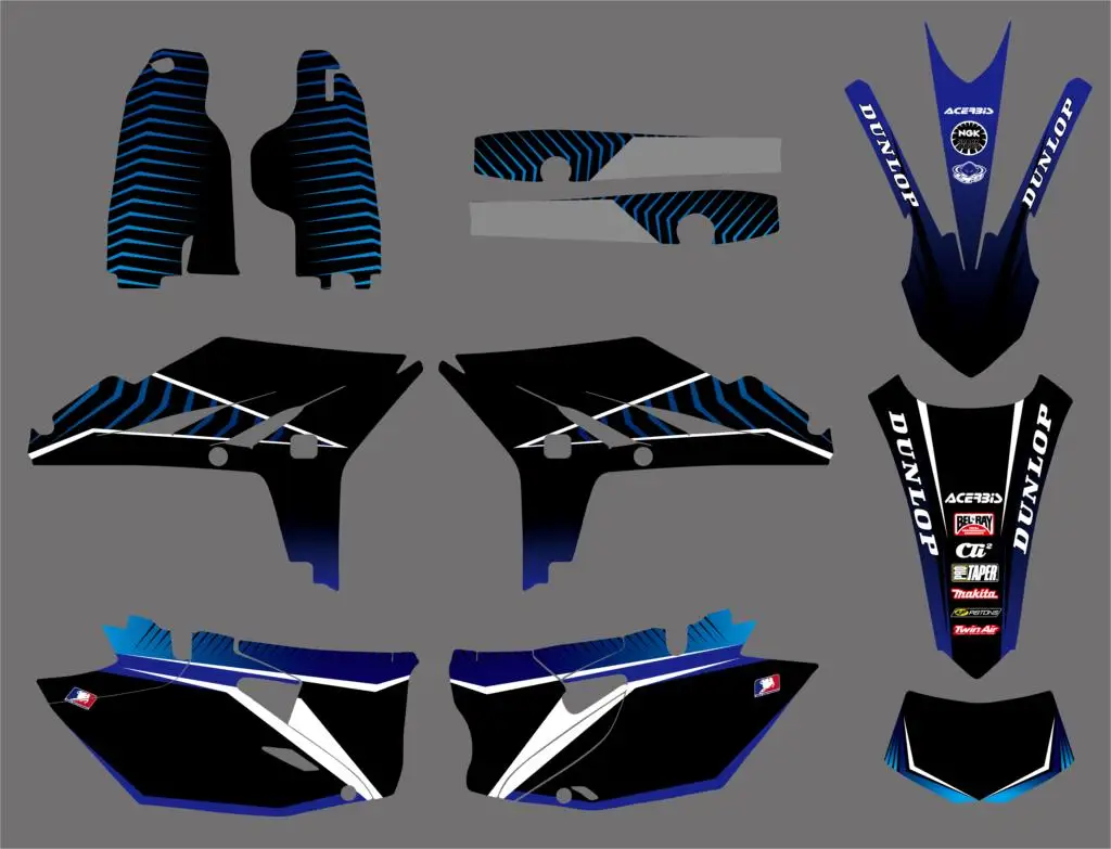 

Набор наклеек NICECNC 0507 для фона мотоцикла для Yamaha WR450F WR 450F WRF450 WRF 450 2012 2013 2014, наклейка в подарок