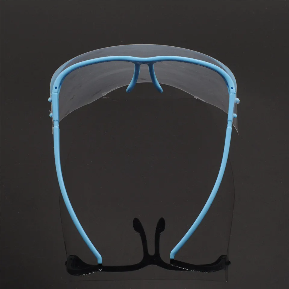 

Lab Item Adjustable Full Face Shield with CLEAR Detachable Visor Wear On Eyes