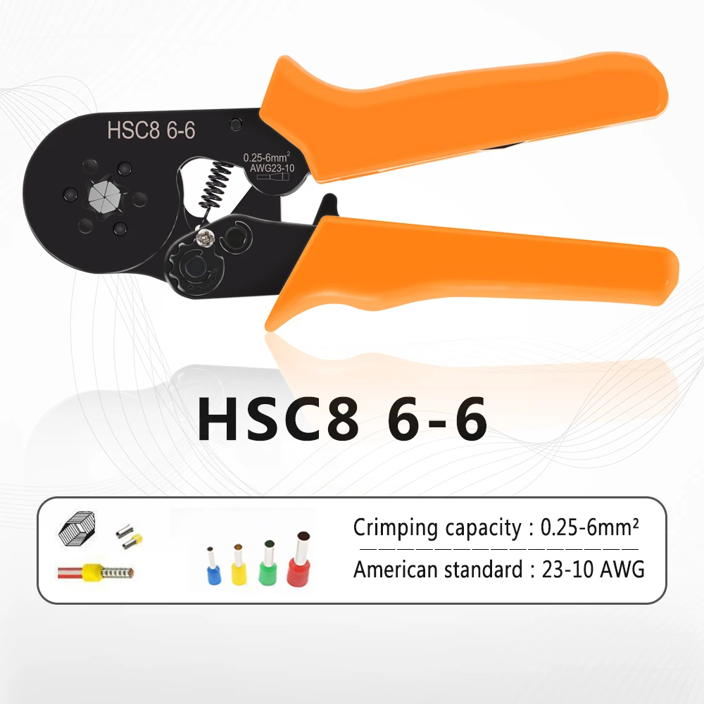 HSC8 6 6A инструмент клемма комбинация Бесплатная подходящая коробка Минимальный