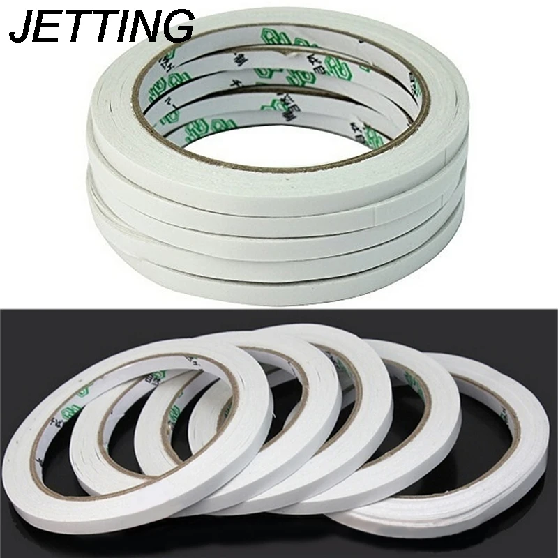 

JETTING 10 рулонов/партия, белая двухсторонняя клейкая лента, стикер, Высококачественная гелевая Клейкая Двусторонняя лента, офисные и школьные...
