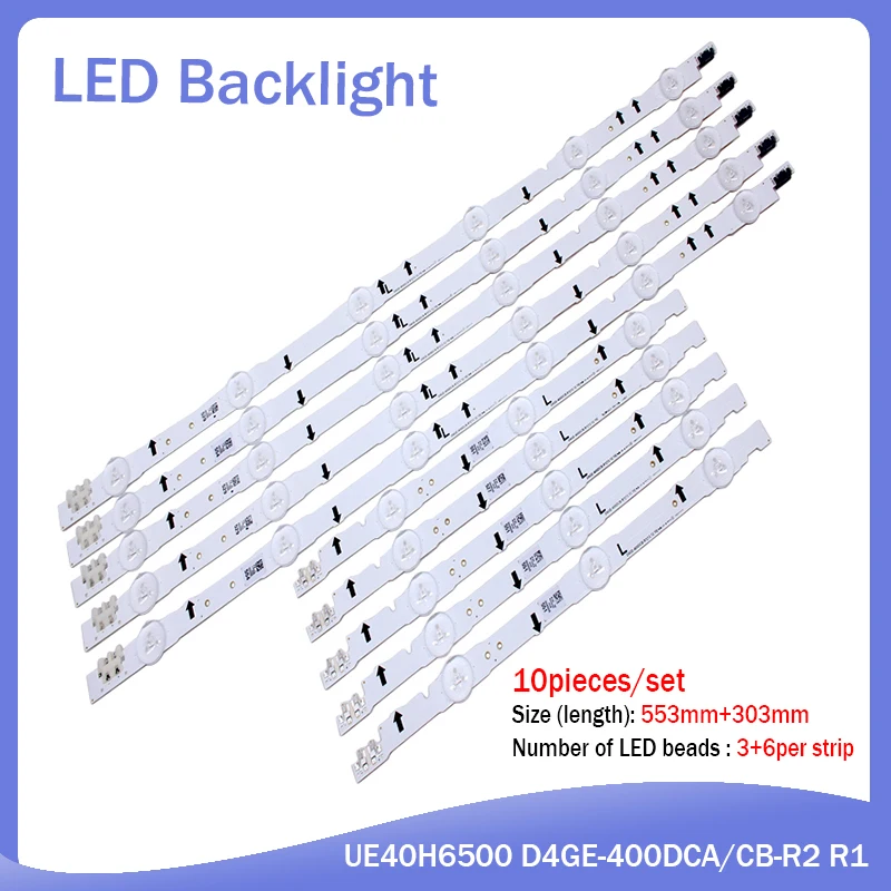 

LED Backlight strip For UN40J6300 2014SVS40 CY-GH040CSLV8H D4GE-400DCA-R1 D4GE-400DCB-R1 D4GE-400DCA-R2 R2 LH40DBEPLGC HG40AC690