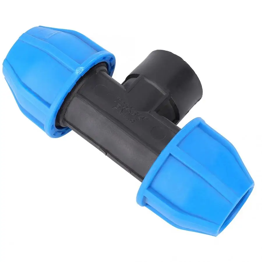 Латунь 3 шт. PE водопроводная арматура Соединительная труба Тройник Разъем G3/4in до