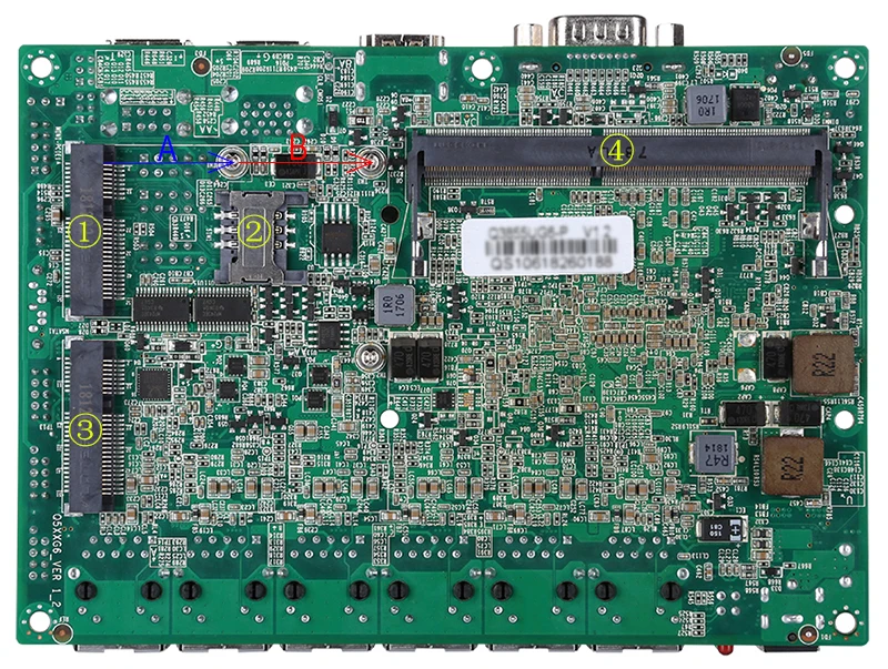 Qotom Мини ПК Q500G6-S05 с Celeron Core i3 i5 i7 AES-NI 6 гигабитный NIC маршрутизатор брандмауэр поддержка Linux Ubuntu безвентиляторный ПК