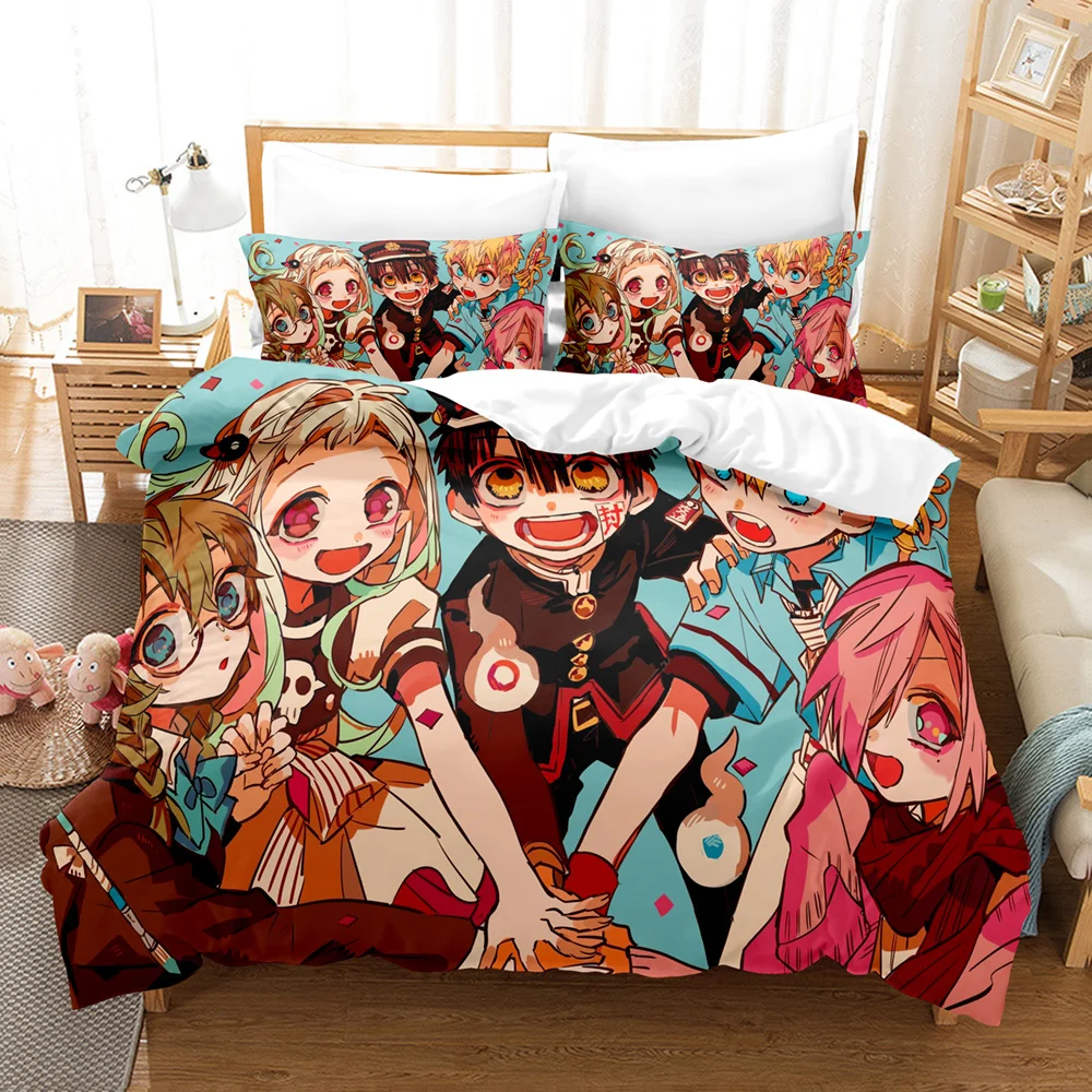 Toilet-bound Hanako-kun Bedding Set Japanese Anime Duvet Cover Comforter Bed Linens Single Queen King Size Dropshipping | Дом и сад