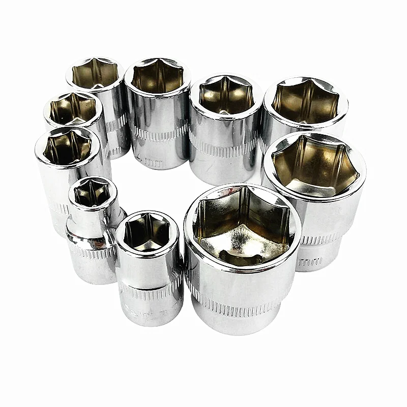 Автомобильный ремонтный Трещоточный гаечный ключ хромированная ванадиевая