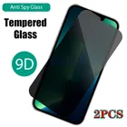 2 шт., антишпионское закаленное стекло для iPhone 13, 12, mini 11 Pro, XS Max, X, XR, Защитная пленка для экрана iPhone 7, 8 Plus, SE 2020, стекло