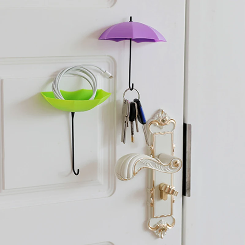 Креативная вешалка для ключей в форме зонта домашний декоративный держатель