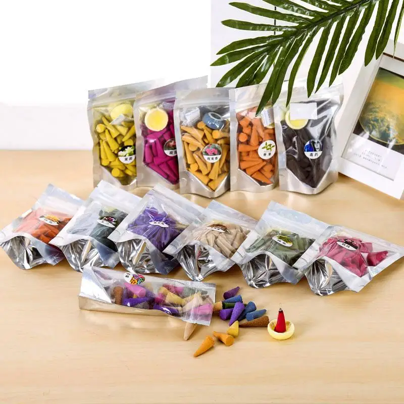 Около 45 шт./пакет смешивания конусов Ладан дыма ароматерапия натуральные Incenso