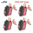 Цифровой сервопривод с большим крутящим моментом для радиоуправляемой модели TRAXXAS Baja, автомобиля, вертолета, самолета, лодки, 4 шт., 20 кг, 120180360 градусов