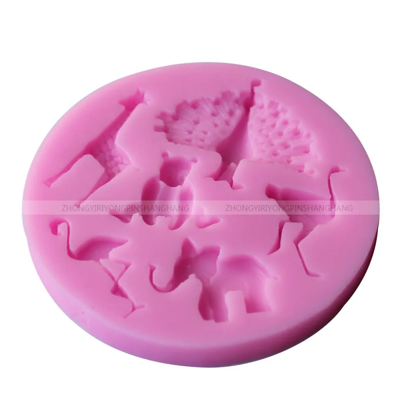

Roasting DIY Tools Peacock Shape Silicone Cake Mold Animal World Sugar Mold C085