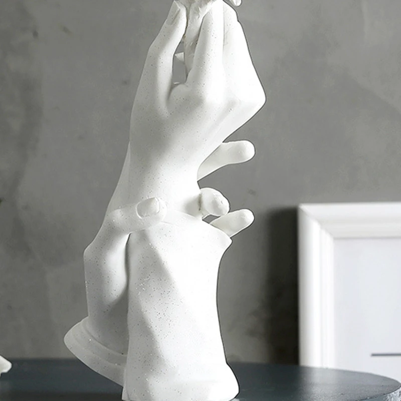 Новинка полимерная ручная форма кольцо дисплей манекен держатель для ювелирных