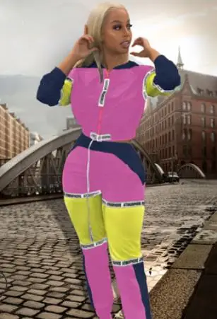 2019 спортивный стиль сафари с капюшоном женский костюм буквенным принтом в