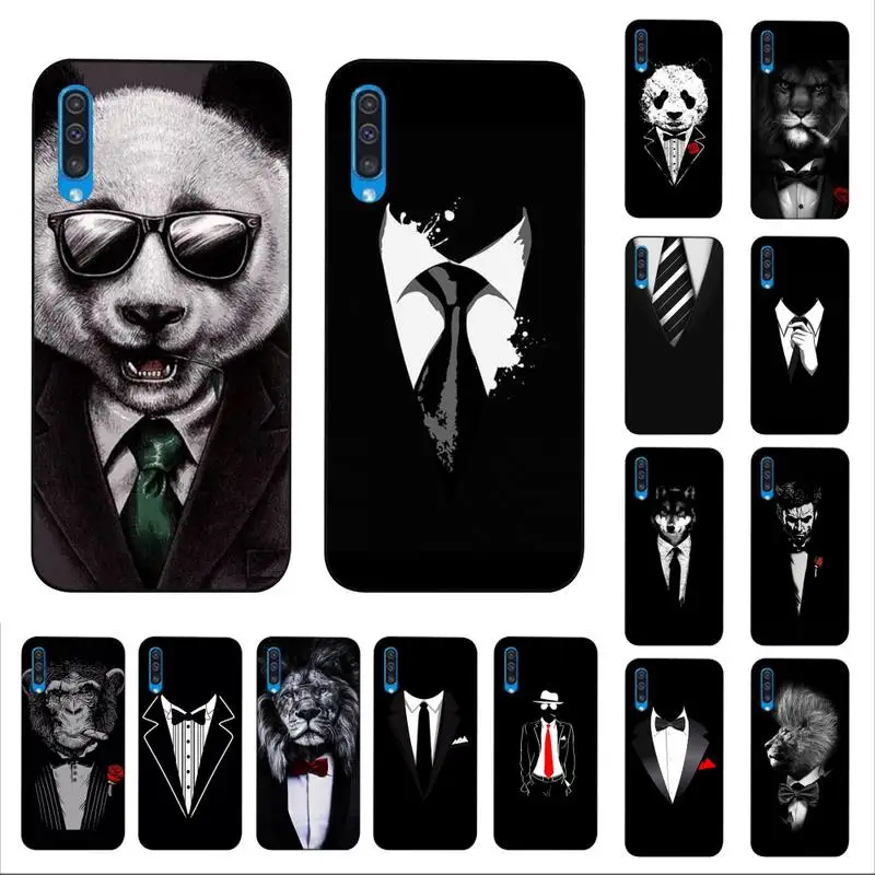 

MaiYaCa Man Suit Shirt Tie Phone Case for Samsung A51 01 50 71 21S 70 10 31 40 30 20E 11 A7 2018