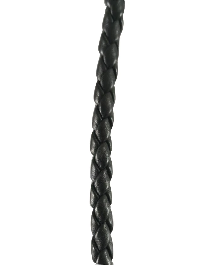 Круглая плетеная веревка из искусственной кожи 7 мм + 2 м для одежды фурнитура