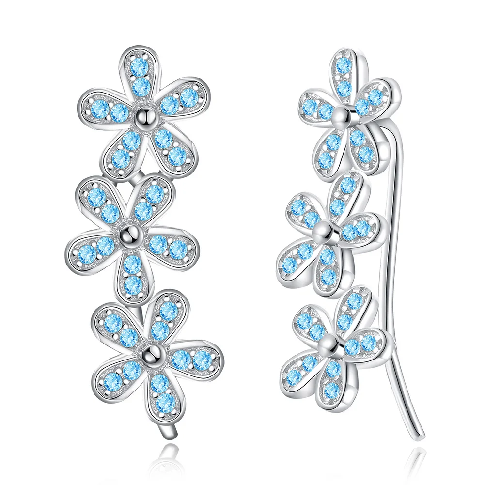

Серьги-гвоздики женские из серебра 925 пробы, с сияющим фианитом