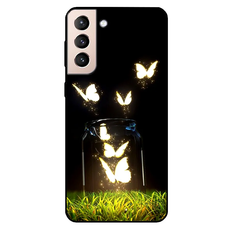 For Samsung Galaxy S21 Case S21 Plus 5G Printing Silicone Soft TPU Clear Phone Cover For Samsung S21 FE Ultra Back Cases S21FE