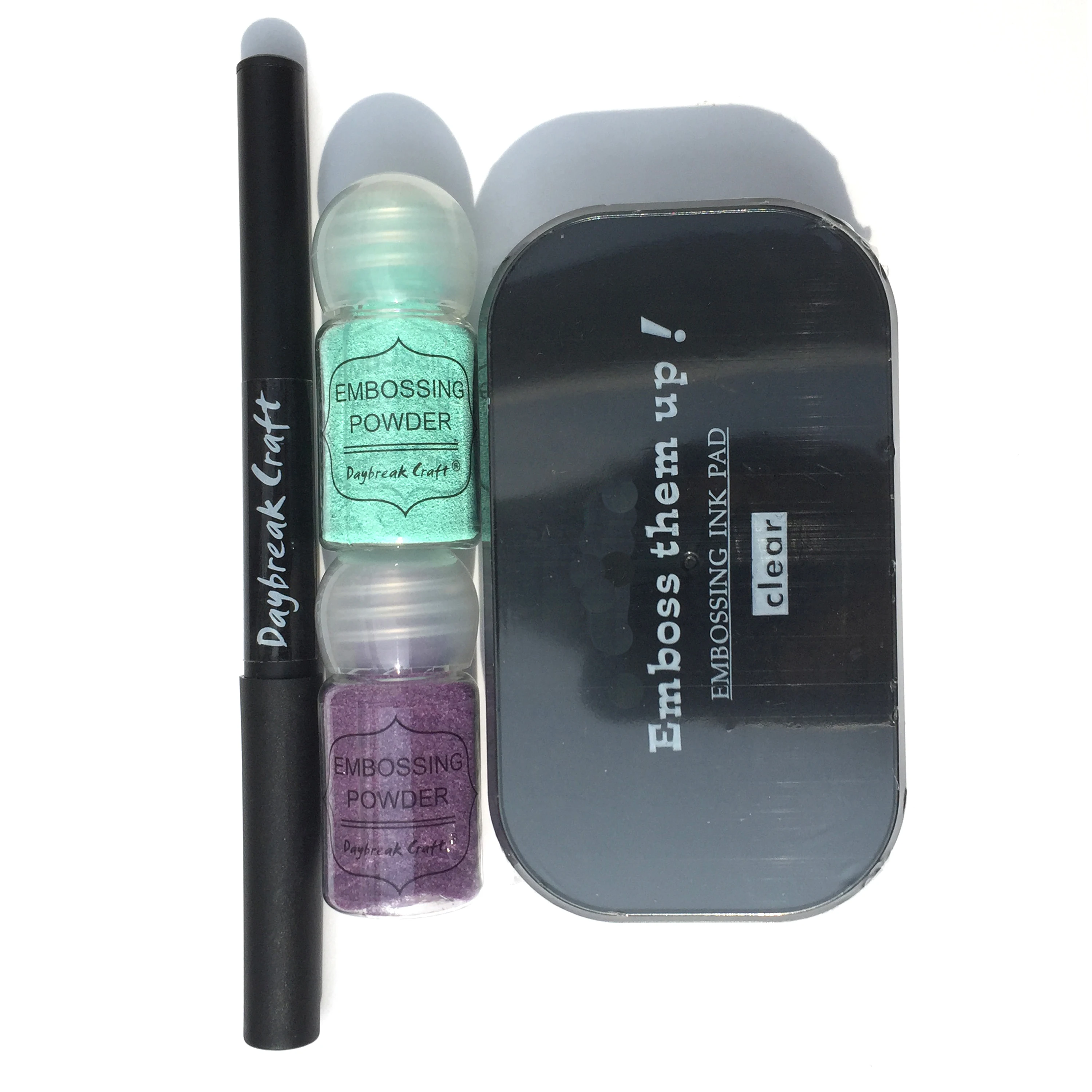 Pastel Set порошок для тиснения clear stciky emboss ink pad and pen | Дом и сад