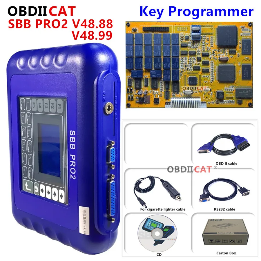 Большая скидка! V48.88/v48.99 SBB Pro2 ключевой программист Поддержка автомобилей на 2018