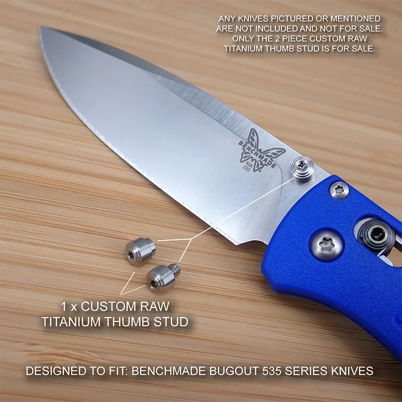 Необработанный титановый стержень для большого пальца 1 комплект Нож Benchmade
