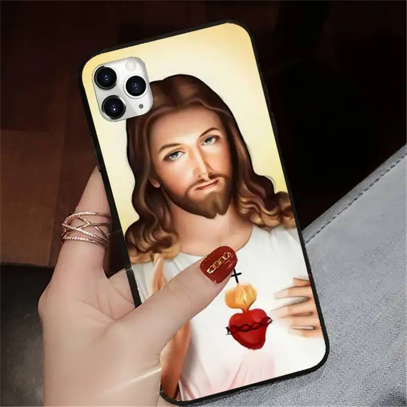 

Divine Mercy Jesus Cross Phone Case for iPhone 11 12 pro XS MAX 8 7 6 6S Plus X 5S SE 2020 XR