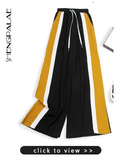 SHENGPALAE длинные джинсы с карманами и пуговицами Hhigh Waist свободные широкие женские брюки Новинка весна осень плюс корейский стиль FS491