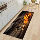 Коврик для прихожей на Хэллоуин, кухонный коврик, фланелевый коврик для входной двери, мягкие Нескользящие Коврики для гостиной, спальни, ванной