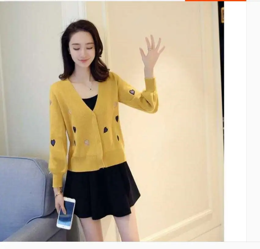 

2021 spring and autumn with New style fashion Long sleeve Women's Sweater coat