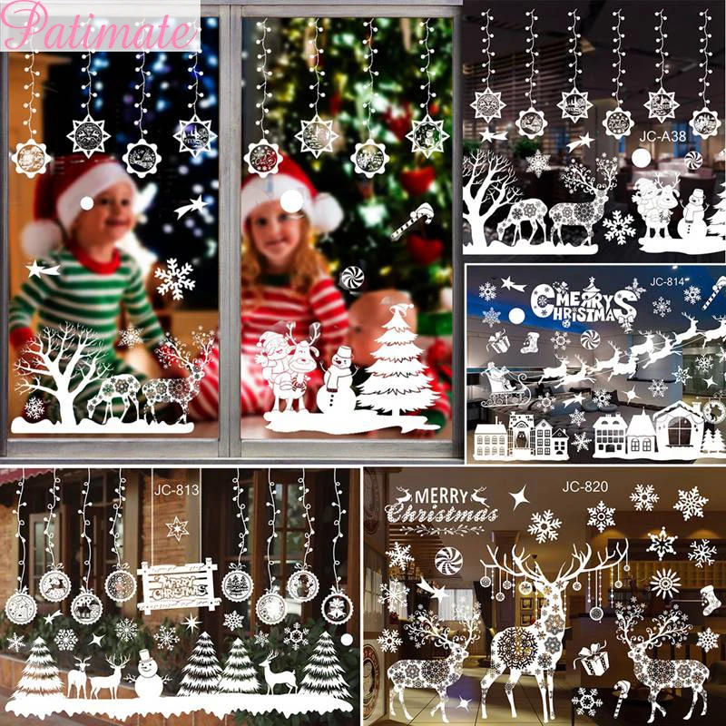 Наклейка на стену в виде Деда Мороза | Дом и сад