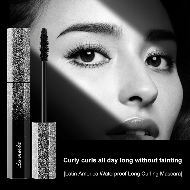 тушь для ресниц 4D Lengthening Black Mascara Waterproof Curling Volume rimel Long-wearing Косметика |