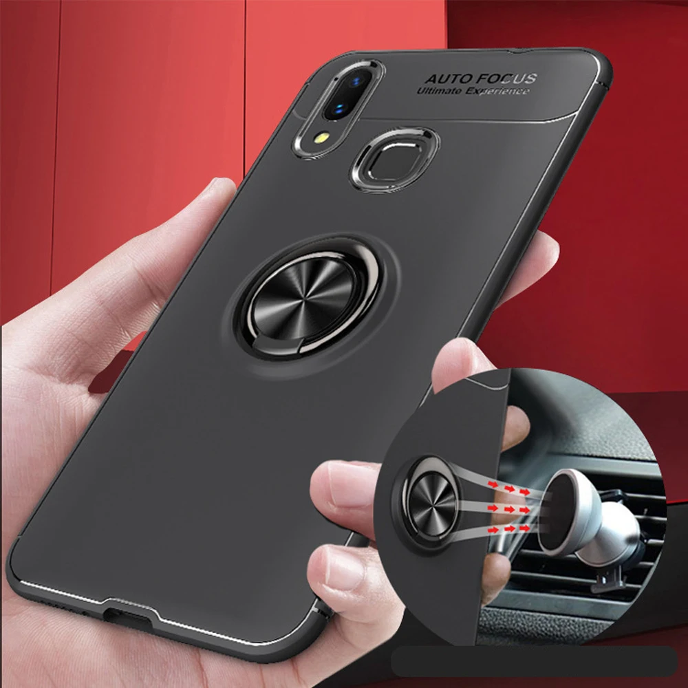 Чехол подставка с магнитным кольцом для телефона Vivo 11 V15 PRO X21S V11i V11 Z3 Z3i Y73 Y93 Y79 X23 Y91