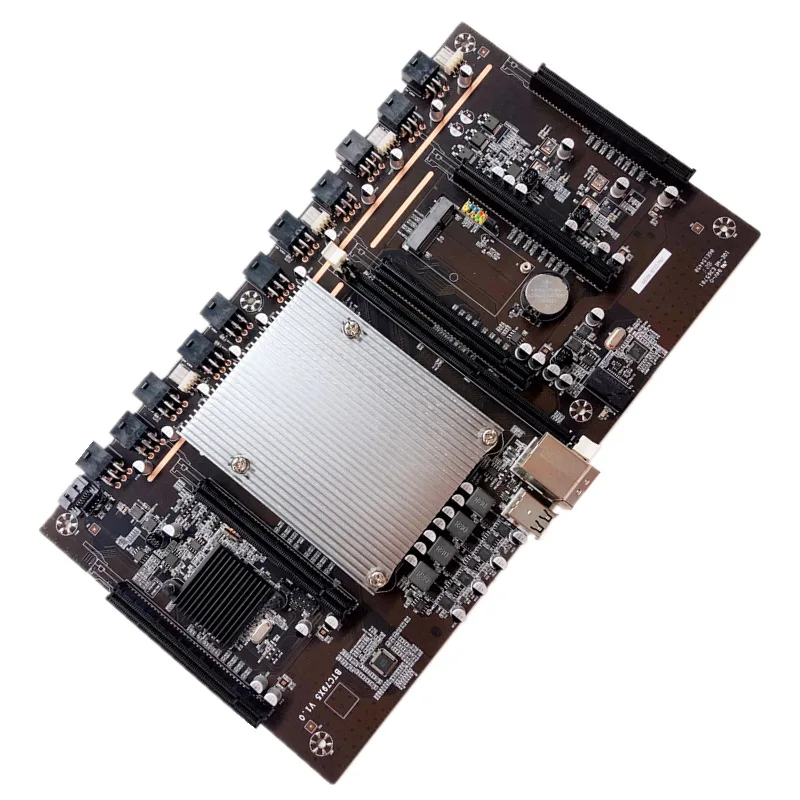 Online X79 H61 Bergbau Motherboard LGA 2011 32G DDR3 1600/1866MHZ Speicher MicroATX PCI Express 16X SATA 3,0 Computer Mainboard Für Intel
