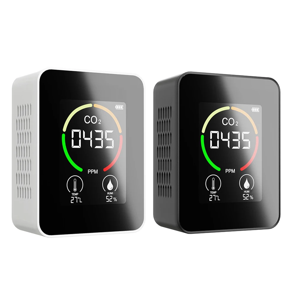 

CO2 Carbon Dioxide Detector Air Monitor Greenhouse Warehouse Air Quality Temperature Humidity Monitor Fast Measurement Meter