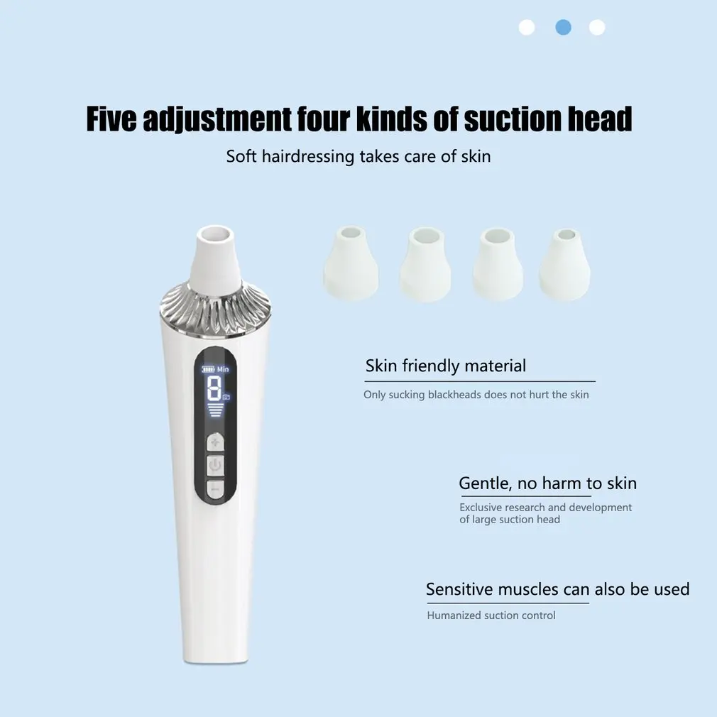 

Electric Blackhead Remover Facial Pore Cleaner Skin Care Beauty Devices Face Deep Nose Cleaner Vacuum Suction Lackhead Remover