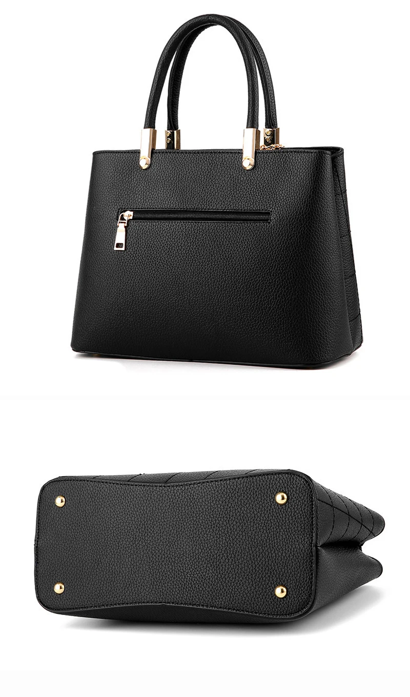 Модная винтажная деловая сумка женская через плечо из искусственной кожи