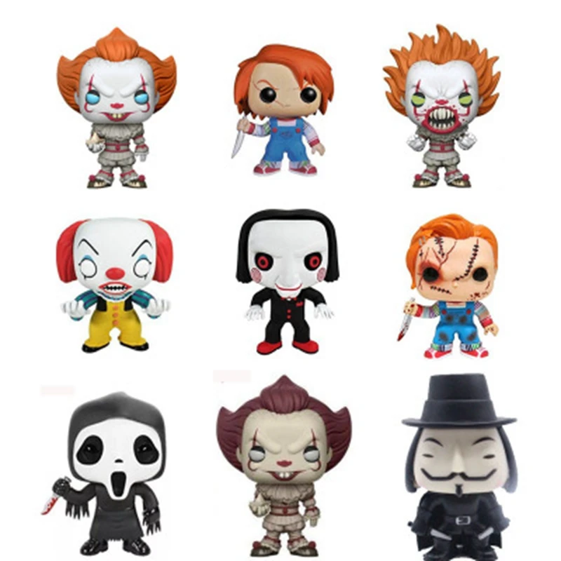 Новейшие виниловые фигурки IT PENNYWISE seвозлюбленные призрак Билли Чаки ворона