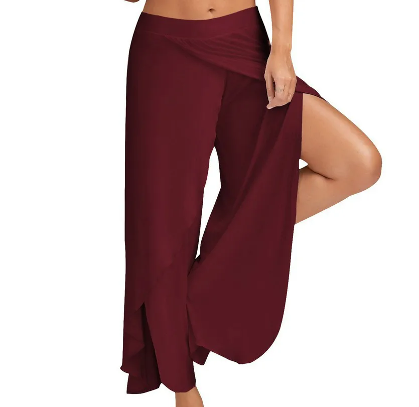 Best Selling Women Sportswear Female Fitness Pants Multicolor Girls Wide Leg Hot Thin Elastic Loose Training Plus Size 5xl | Женская