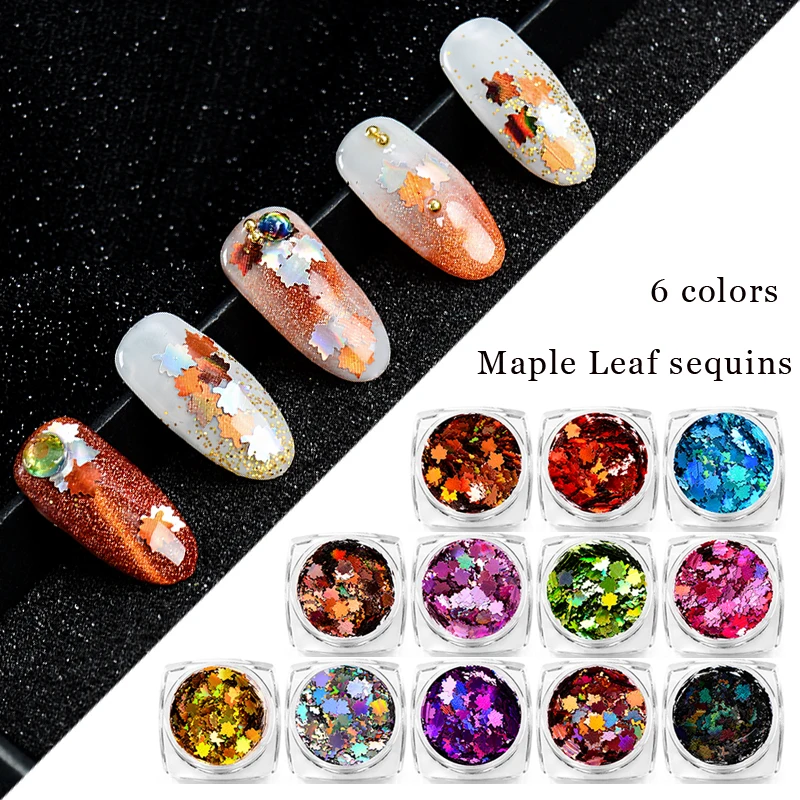 Блёстки для ногтей блестки голографический Блестящий Порошок цветной эффект