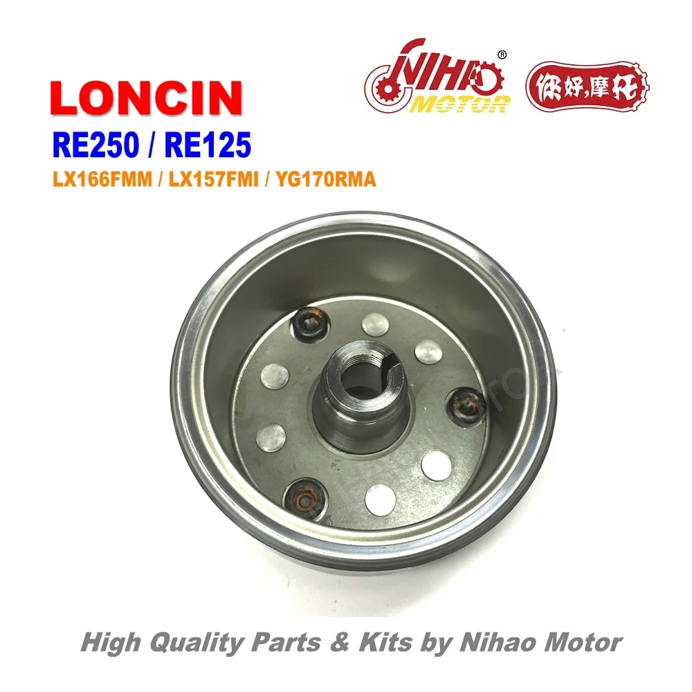 

LX47 LONCIN RE250 Engine Parts Magneto Rotor LX166FMM For ARORA KUBA RKS FUEGO TEKKEN 250 AXXO DAYTONA ZANELLA FREEDOM ADVANCE