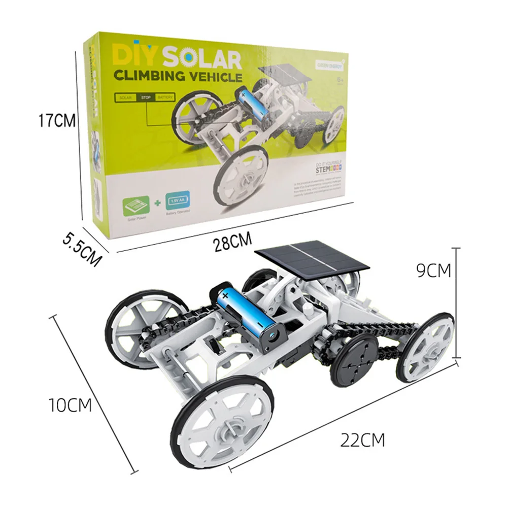 DIY STEM Toys Educational Solar Robot Kit Energy Hybrid Car Model Assembled Science Technology Toy Kids Gift | Игрушки и хобби