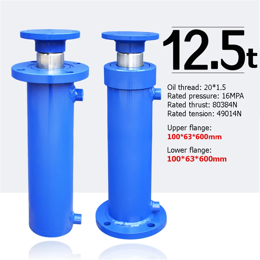 

FA-100x63x600mm Hydraulic Cylinder Heavy-duty Bidirectional Lifting Oil Top Accessories Hydraulic Tools 12.5 Tons Hydraulic Ram