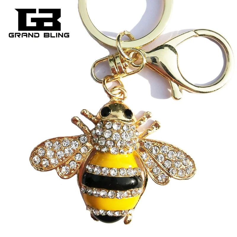 Новое поступление кристальная пчела сумочка шарм подвеска ювелирное изделие