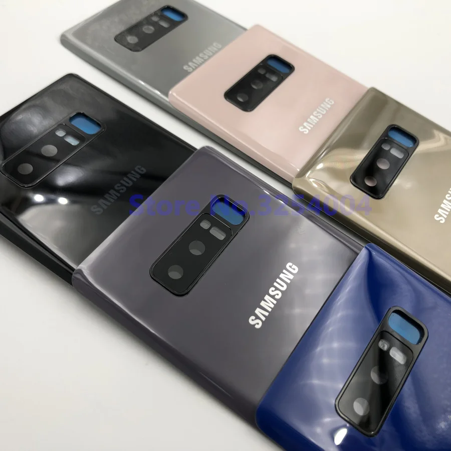 Note8 чехол на заднюю батарейку для samsung Galaxy Note 8 N950 N950F N9500 задняя крышка на стекло+ объектив для камеры
