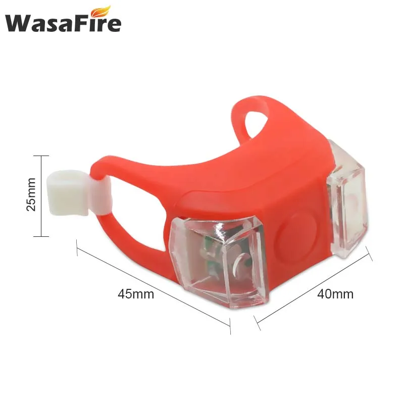 Силиконовые велосипедные фары на руль для велосипеда передние и задние рельсы