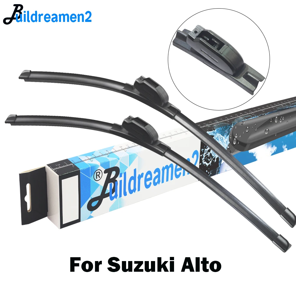 Buildreamen2 2 шт. автомобильный Стайлинг стеклоочистителя резиновая передняя щетка