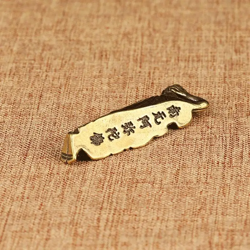 Мини Ретро Золотой лежащий Статуэтка Будда Амитабха статуэтки Будды медные из